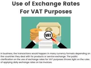 use of exchange rates for vat purposes
