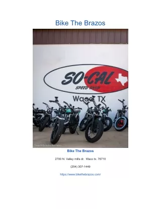 bike the brazos