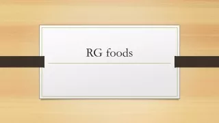 rg foods