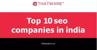 Top 10 SEO Companies in India – Ranking, Reviews, Testimonials