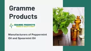 Explain the Detailed Information About Peppermint Oil!