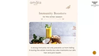 Immunity Boosters For Winter | Amala.Earth