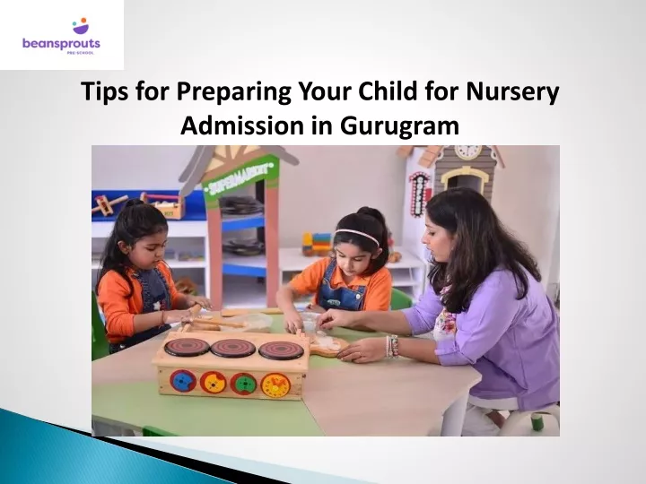 tips for preparing your child for nursery