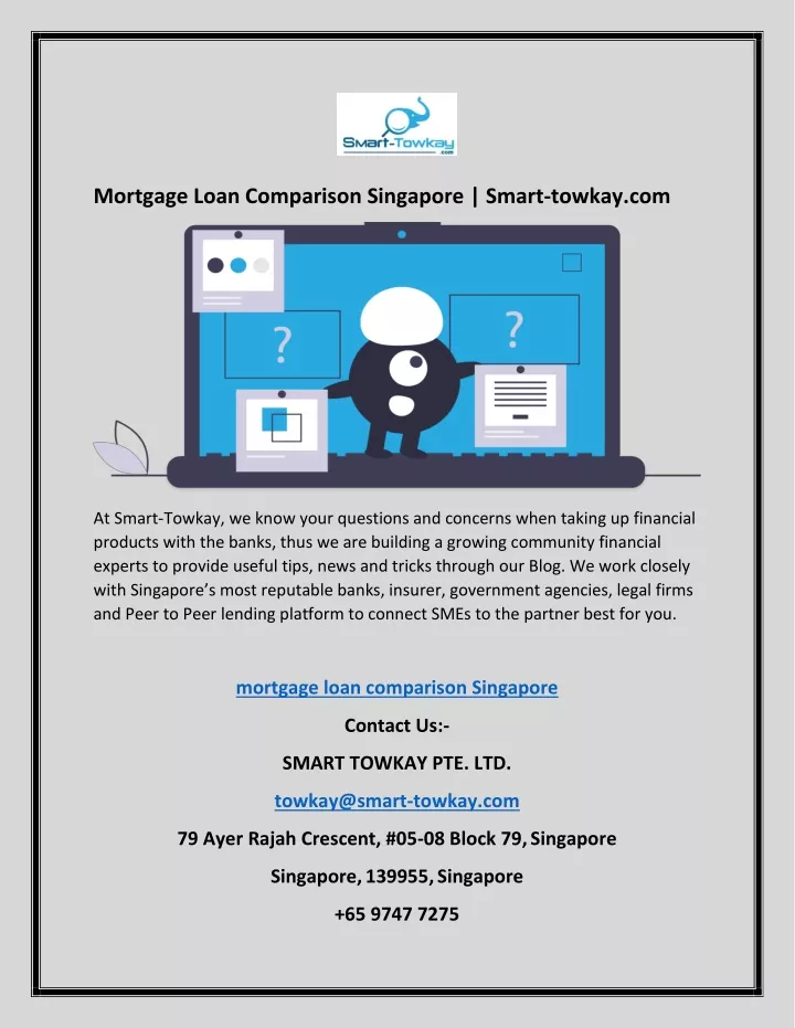 mortgage loan comparison singapore smart towkay