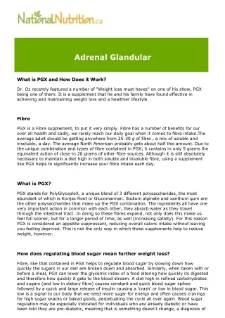 adrenal glandular