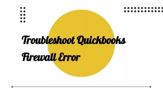 troubleshoot quickbooks firewall error