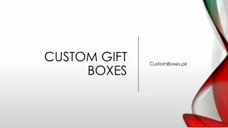 Get a unique box style for the custom gift box packaging