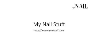 my nail stuff