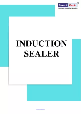 Induction Wad Sealing Machine