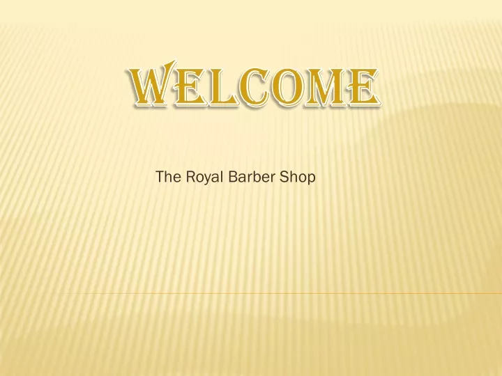 the royal barber shop