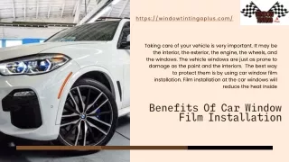 Interesting Facts and Benefits of Paint Protection Film CA