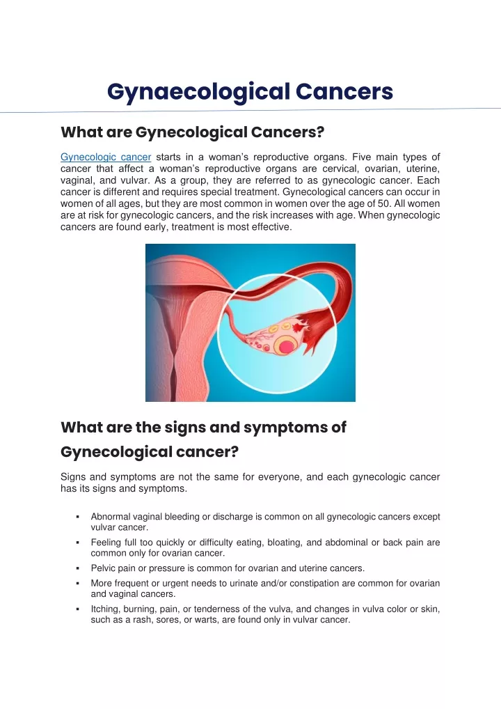 gynaecological cancers