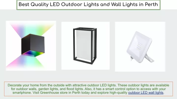 best quality led outdoor lights and wall lights