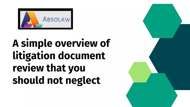 a simple overview of litigation document review