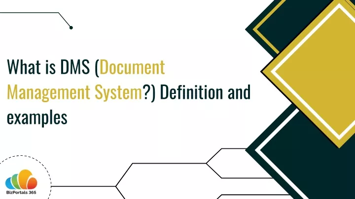 what is dms document management system definition