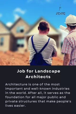 Job for Landscape Architects