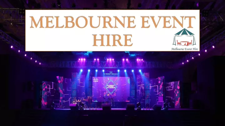 melbourne event hire