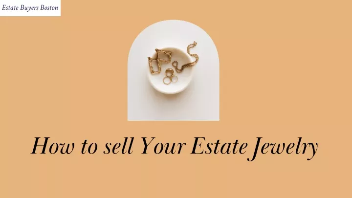 how to sell your estate jewelry