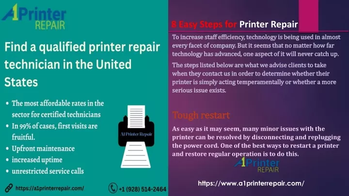 8 easy steps for printer repair