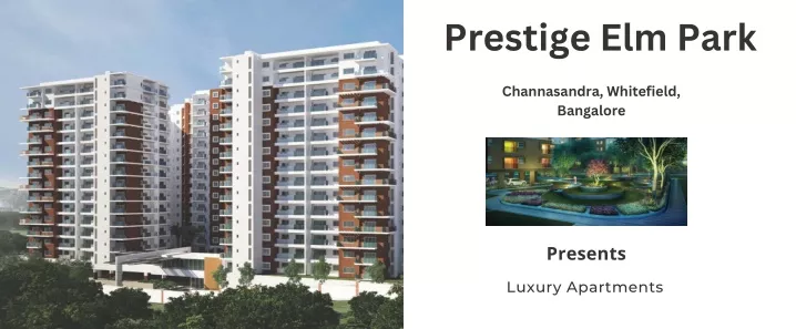 prestige elm park bangalore