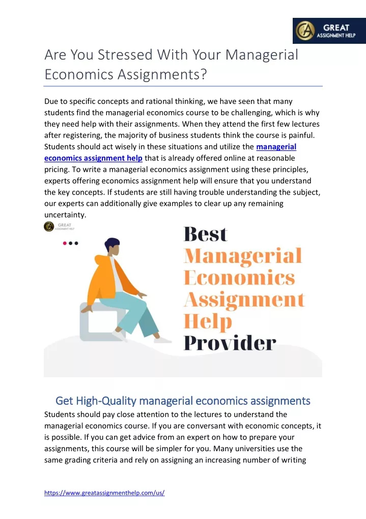 are you stressed with your managerial economics