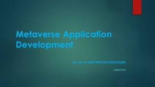 metaverse application development