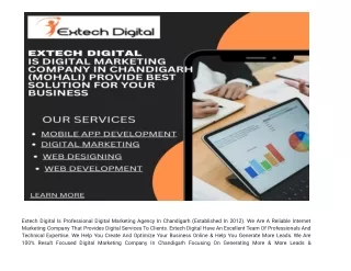 Best Digital Marketing Company in Chandigarh