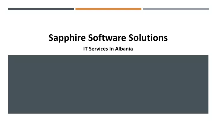 sapphire software solutions