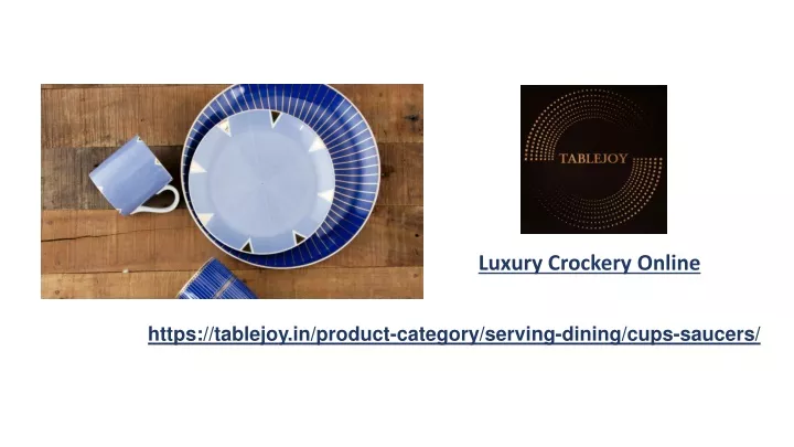 luxury crockery online