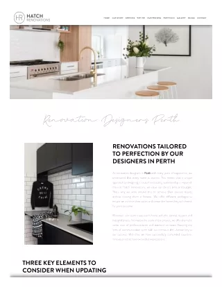 Renovation Designers Perth