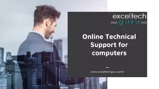 Online Technical Support For Computer