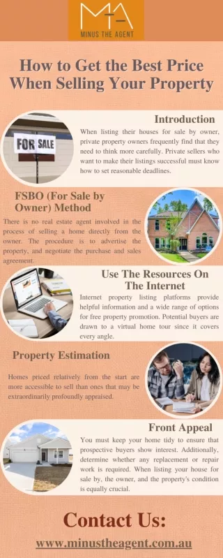 How to Sell your Property for the Best Price