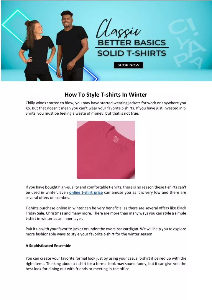 how to style t shirts in winter