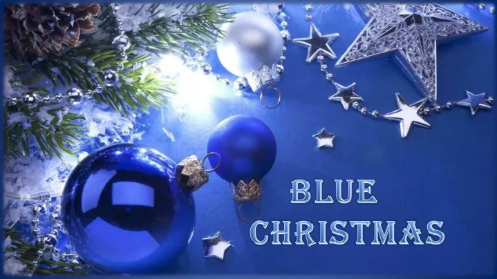 blue christmas