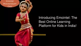 Introducing Emointel The Best Online Learning Platform for Kids in India!