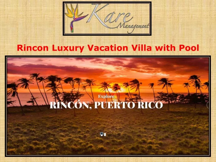 rincon luxury vacation villa with pool