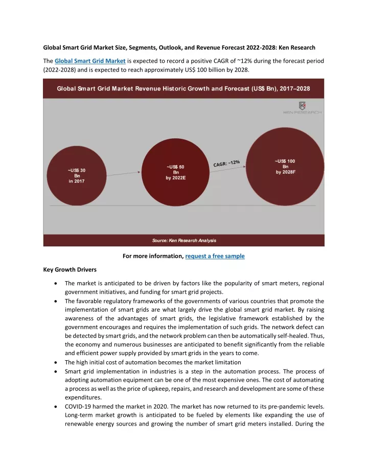 global smart grid market size segments outlook