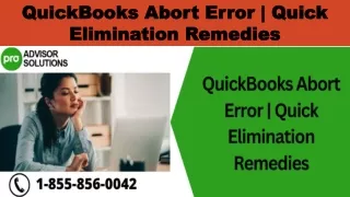 quickbooks abort error quick elimination remedies