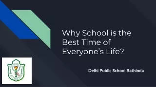 Why School is the Best Time of Everyone’s Life