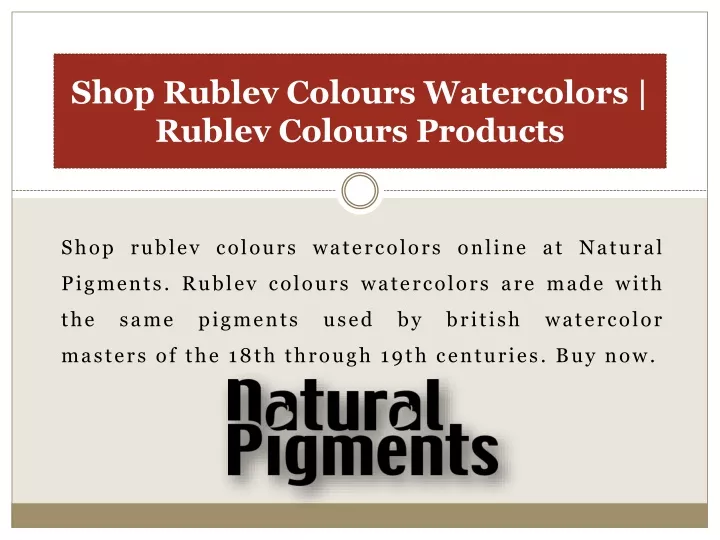 shop rublev colours watercolors rublev colours products