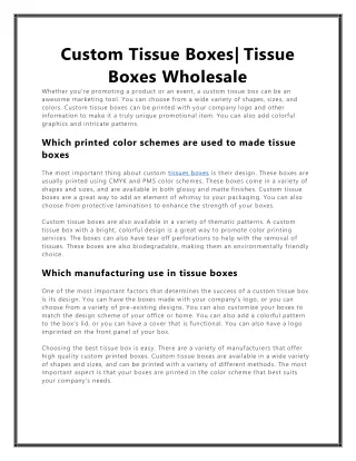 custom tissue boxes tissue boxes wholesale