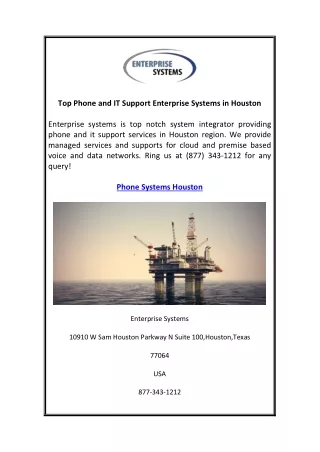 top phone and it support enterprise systems