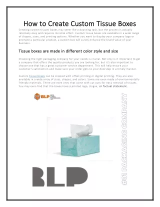 how to create custom tissue boxes how to create