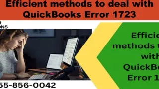 efficient methods to deal with quickbooks error 1723