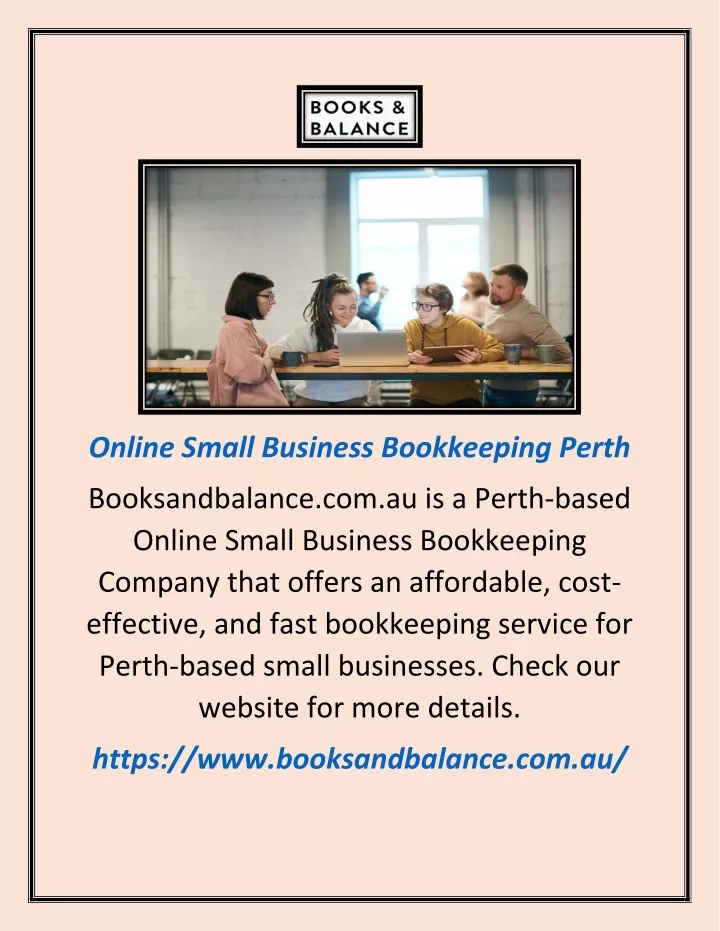 online small business bookkeeping perth