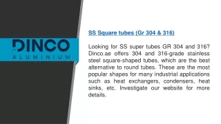 ss square tubes gr 304 316 looking for ss super