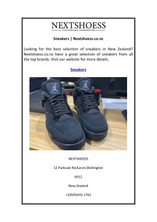 Sneakers Nextshoess.co.nz
