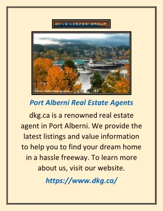 Port Alberni Real Estate Agents | dkg.ca