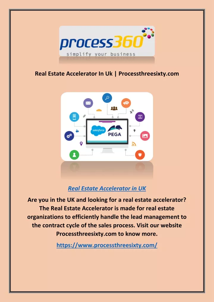 real estate accelerator in uk processthreesixty