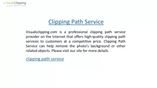 Clipping Path Service  Visualsclipping.com